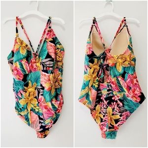 Kona sold multicolored one piece swimsuit